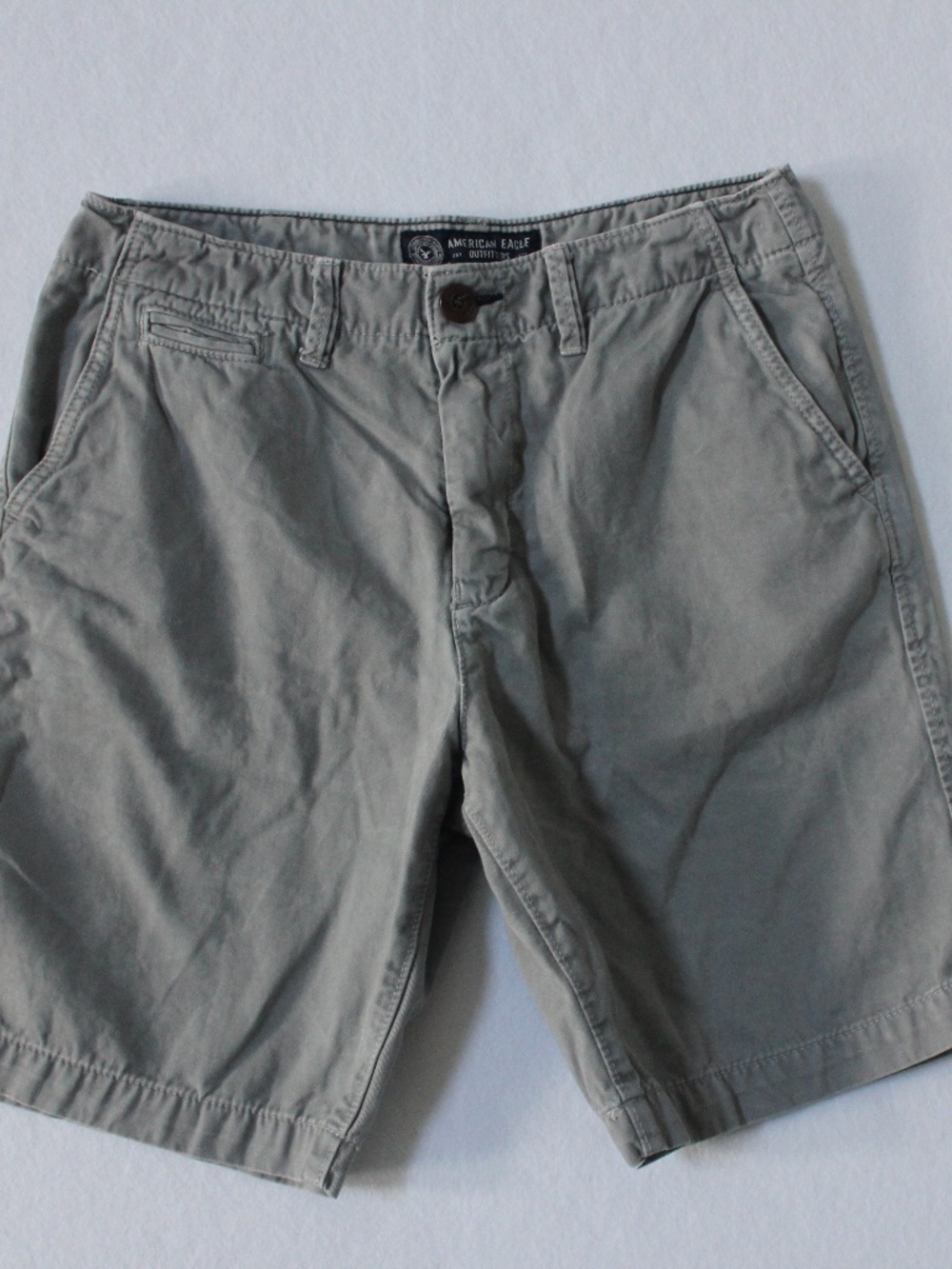American Eagle Chinos Gray Classic Shorts 30